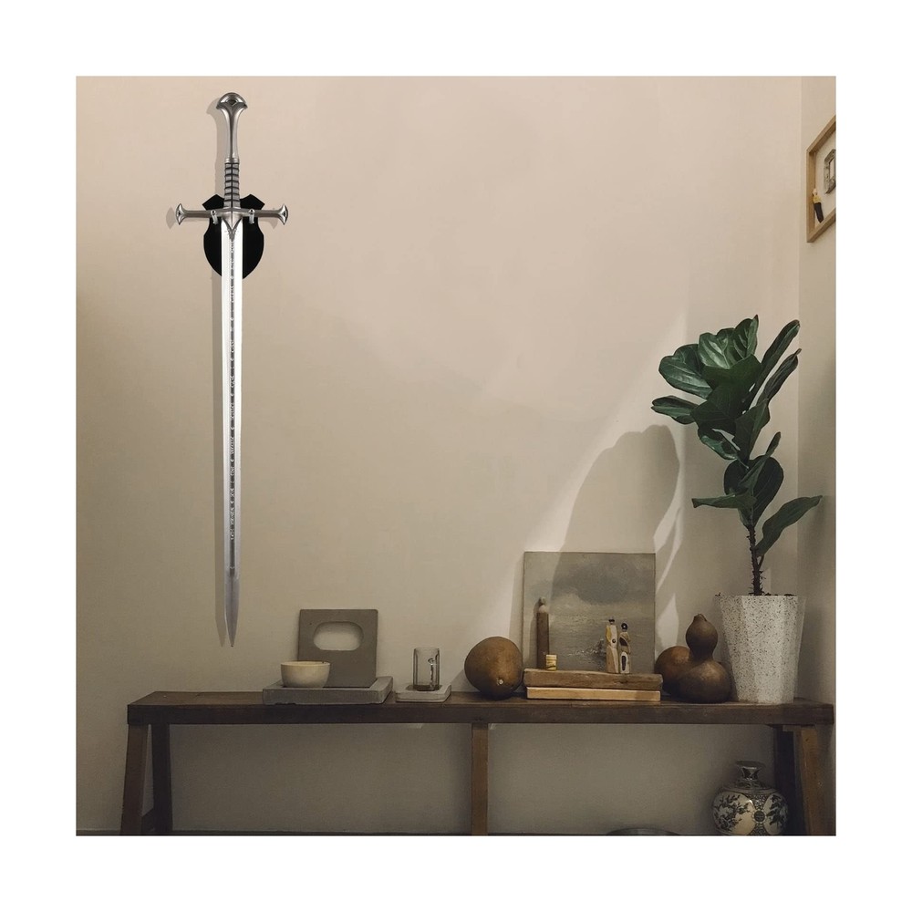 Wall mounted sword rack sword stant axe holder wall mounted display rack sing...