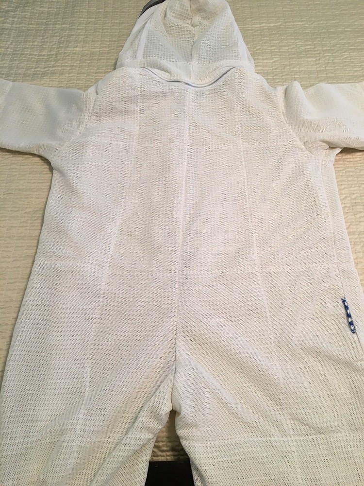 New Ventilated Beekeeping Suit 3 Layer Beesuit Size Large
