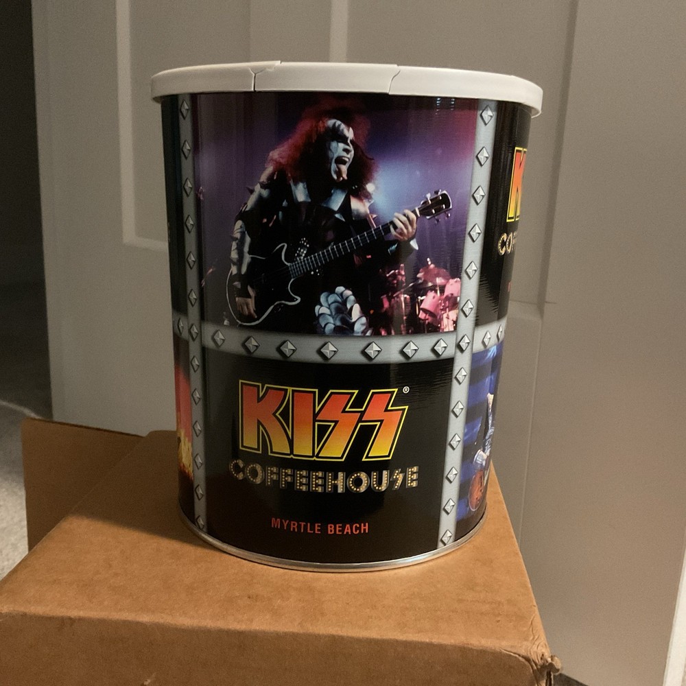 KISS 2007 RARE COFFEEHOUSE COIN BANK GENE SIMMONS PAUL ACE FREHLEY PETER CRISS
