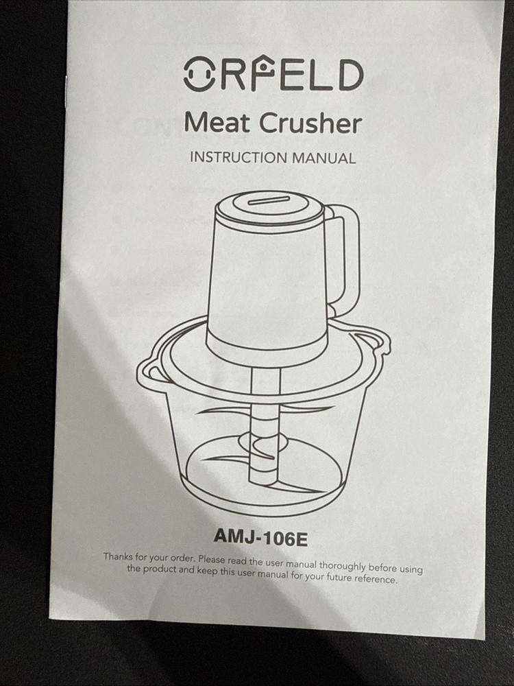 Orfeld Meat Grinder