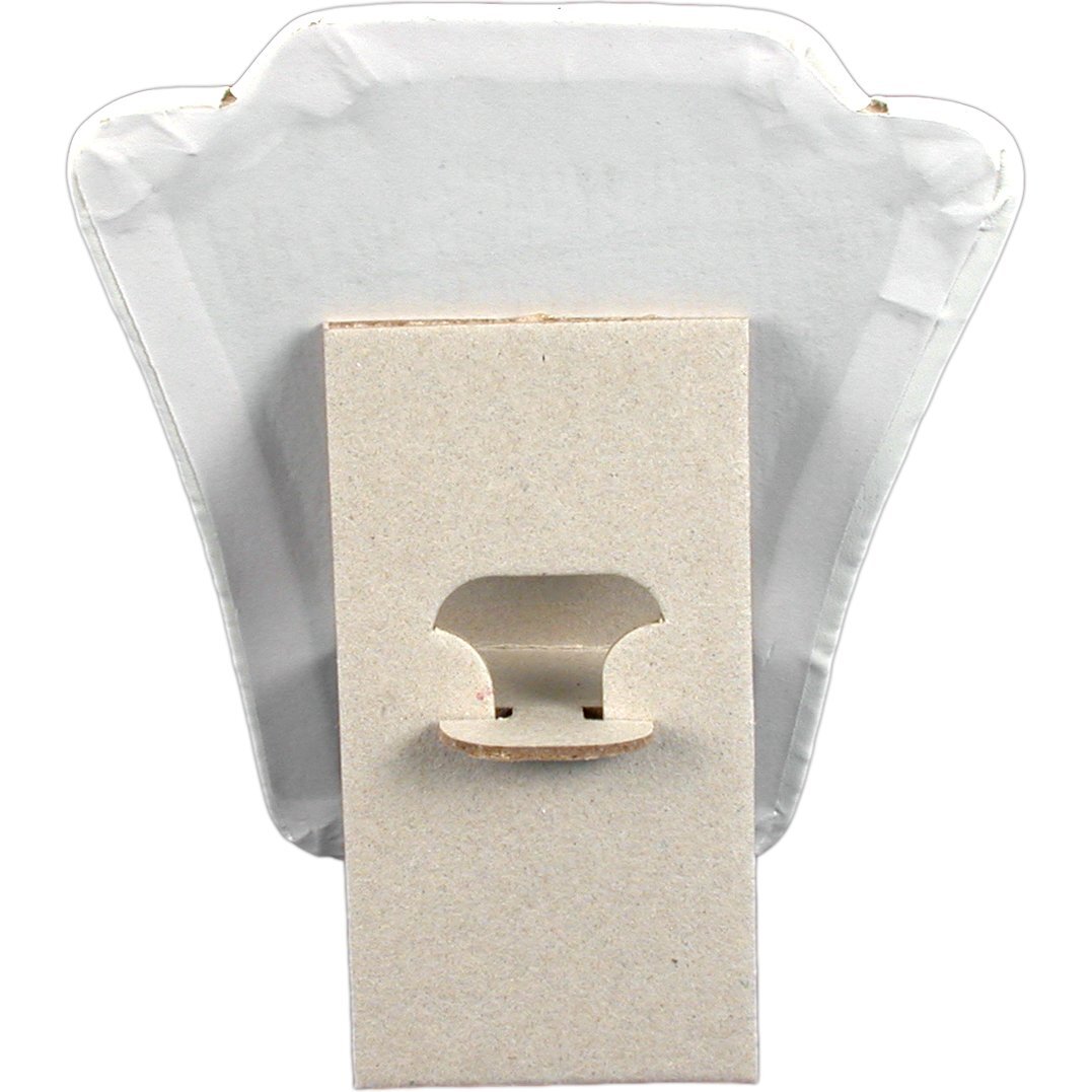 6 White Faux Leather Chain Necklace Jewelry Display