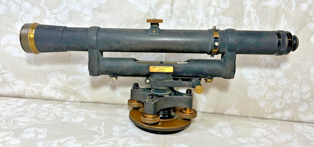 Keuffel & Esser Surveyor Transit in Wood Case