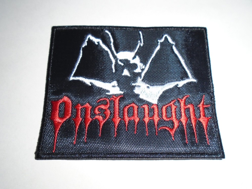 ONSLAUGHT THRAS METAL EMBROIDERED PATCH