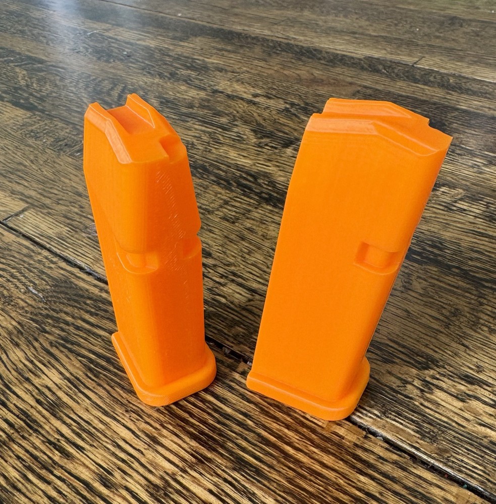 Safe Practice Aid Glock 19 15-Round Dummy Training Magazines (Pair) Non-Function