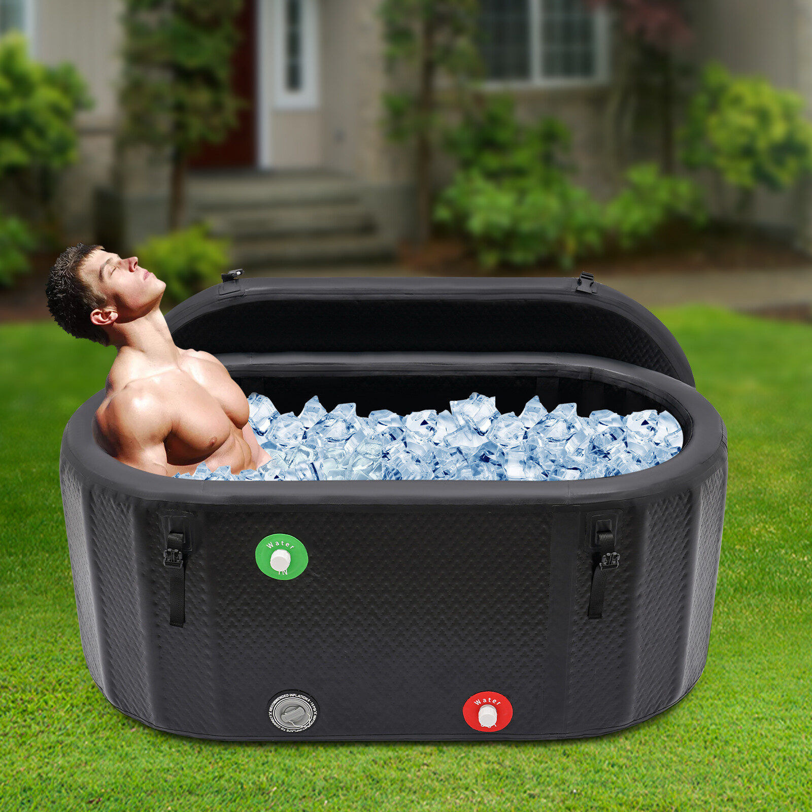 Ice Bath Cold Therapy Plunge Inflatable Ice Bath Tub for Sports Recovery Therapy
