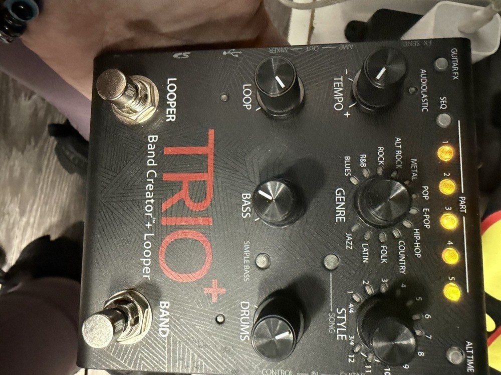 DigiTech TRIOPLUSV04 Trio Looper Footswitch Display Band Creator