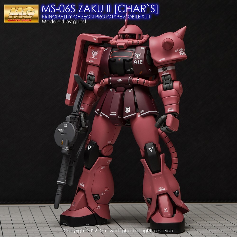 G-Rework Water Decal For MG Char's Zaku II 2.0 - US