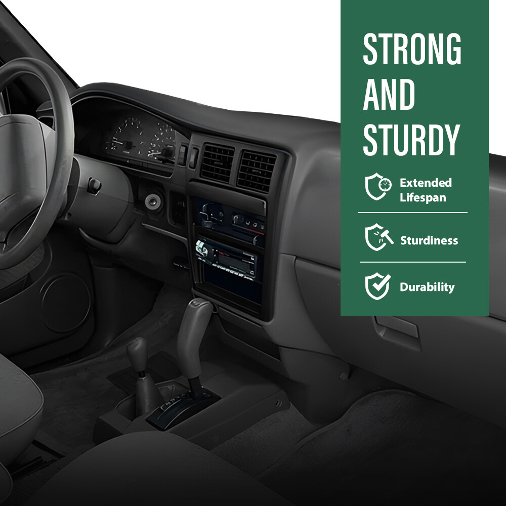 For 95-97 Toyota Tacoma Dash Center Air Vent Radio Bezel Trim Panel Cup Holder