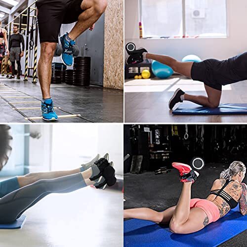 2 Pack Adjustable Foot Weight Ankle Straps Working Out Dumbbell Attachment