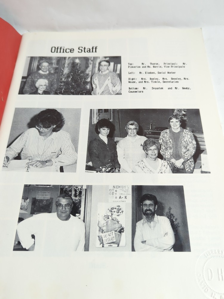 Vintage 1988-89 Justin Intermediate School Yearbook