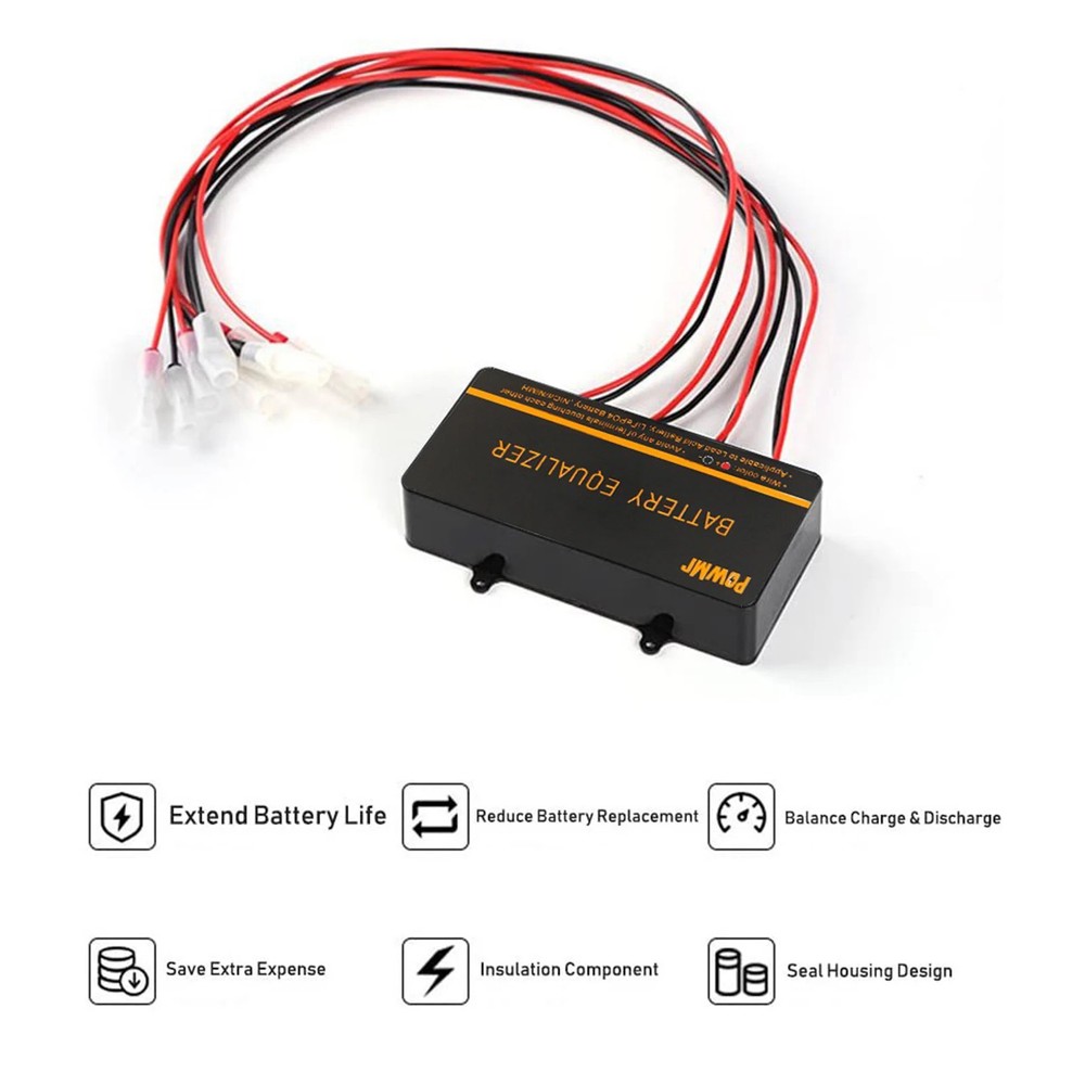 48V Battery Equalizer Voltage Balancer for Lead Acid Lithium Batterries Parallel