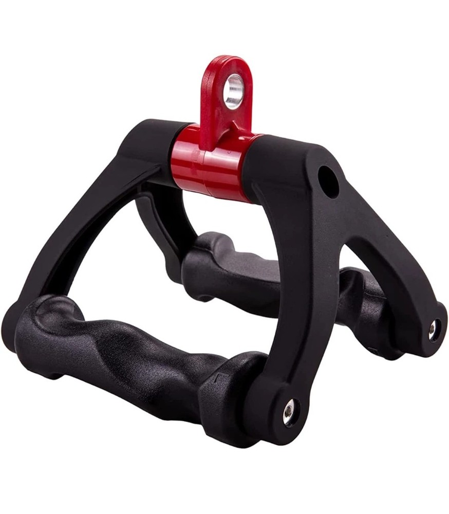 Double D Handle for Cable Machine - Ergonomic Row Handle - Triangle V Bar Grip
