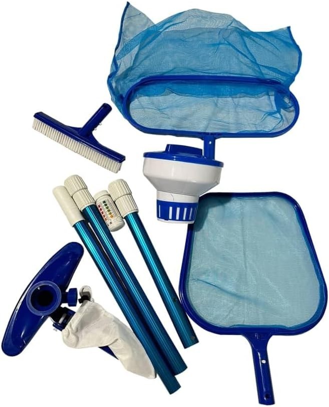 Efficient Above Ground Pool Cleaning Kit: Rake, Vacuum, and More Essentials
