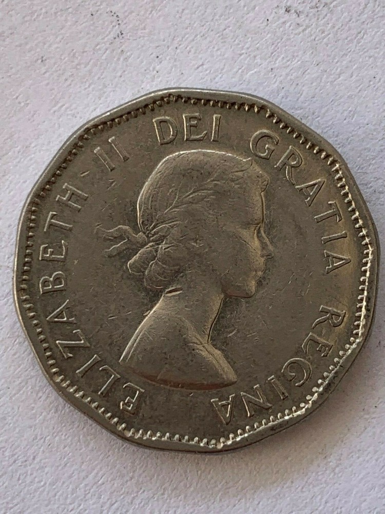 1957 Canada 5 Cent Coin