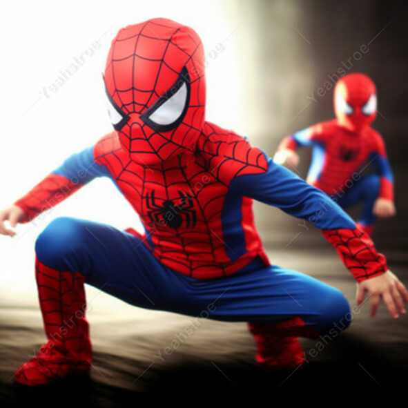 The Amazing Spiderman Jumpsuit Spider-man Kids Baby Boy Bodysuit Cosplay Costume