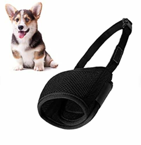 Breathable Muzzle, mesh Breathable and Adjustable Strap for Small