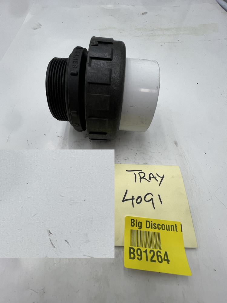 Praher High Temp Adapter Union 65 x 25 *Black&White