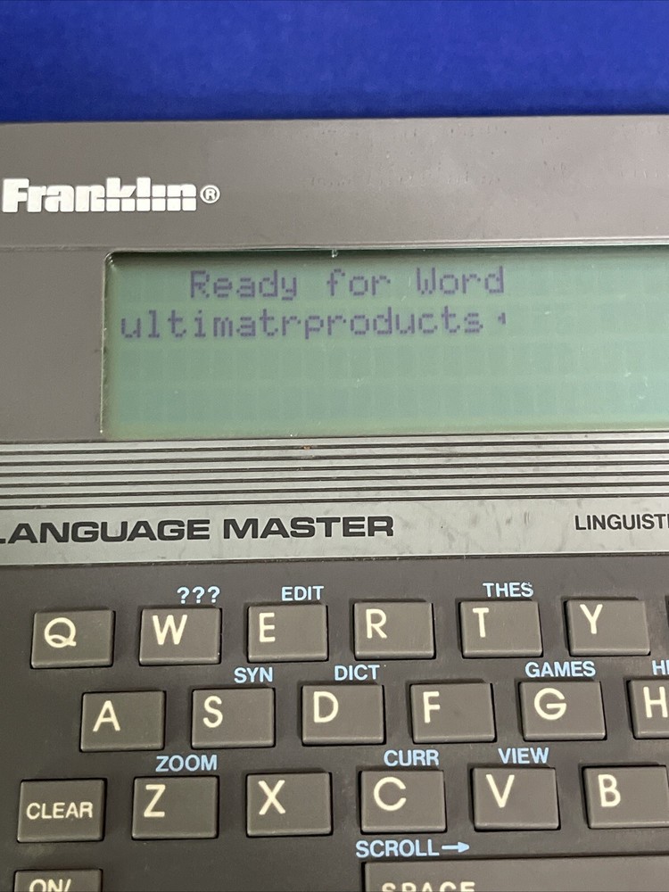 Franklin Language Master™️ Dictionary & Thesaurus LM2000B 📖1987🔥🔥🔥