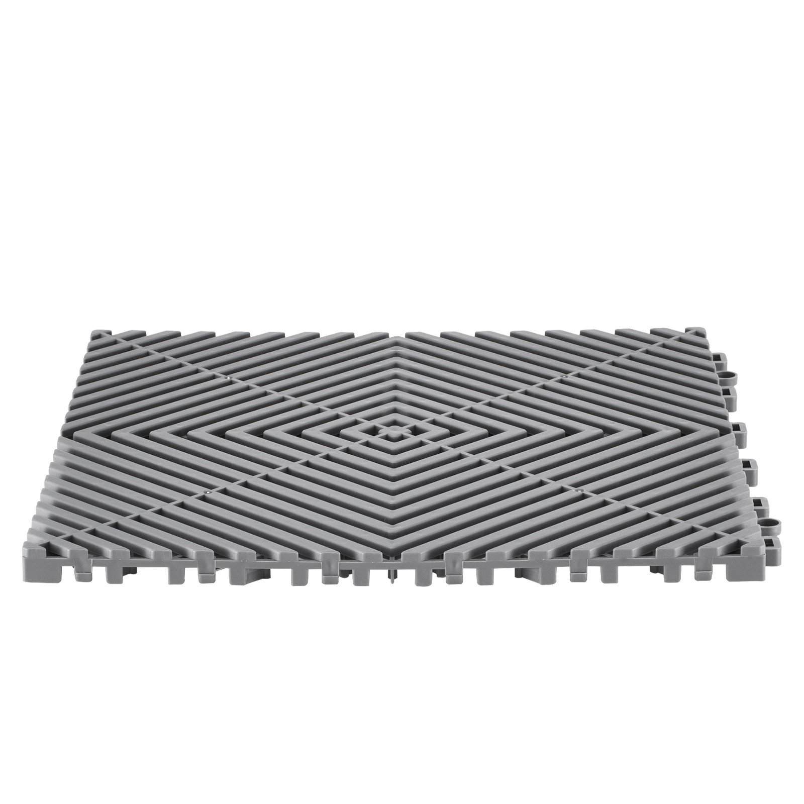 VEVOR Drainage Mat Interlocking Drainage Cushion 12” x 12” Modular Floor Tile