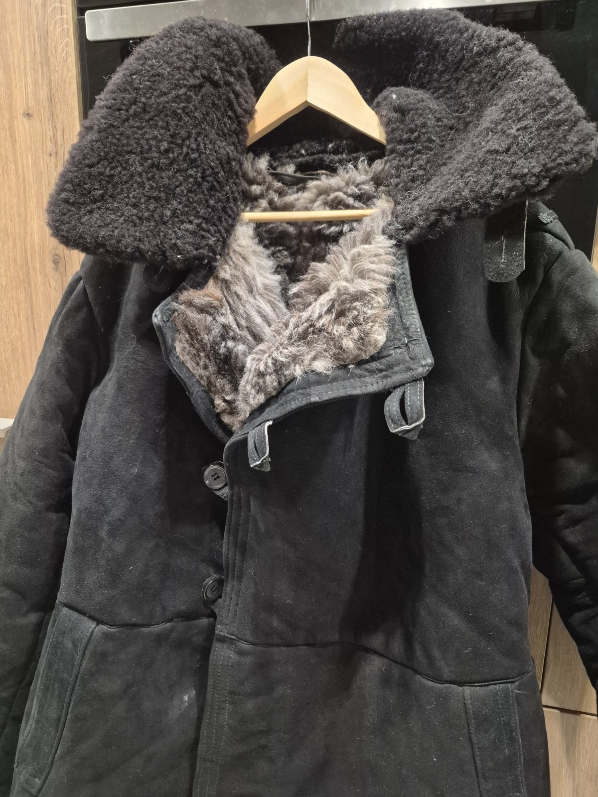 VTG Soviet Army Uniform Military Sheepskin Coat Bekesha Tulup Shearlin 58/3 NEW