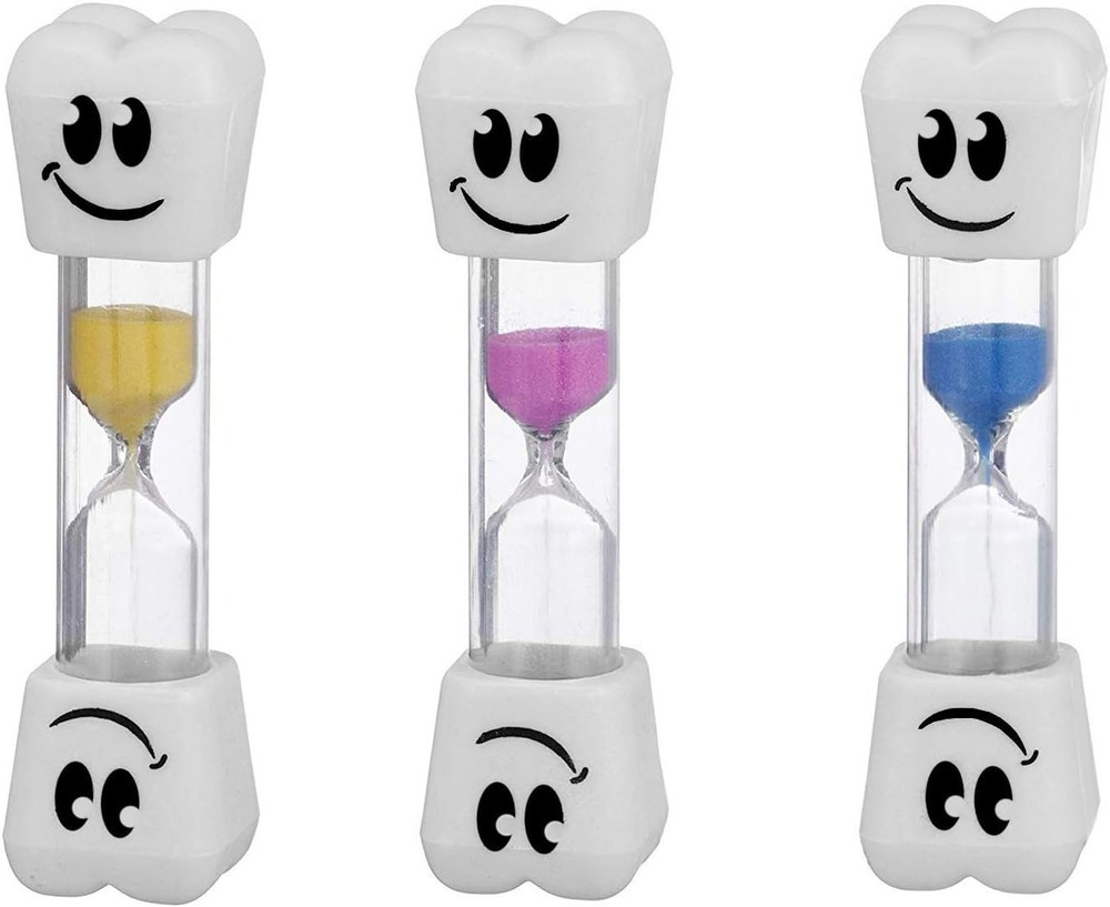 Assorted Colors 2-Minute Sand Timer Set - Playfully Boost Productivity