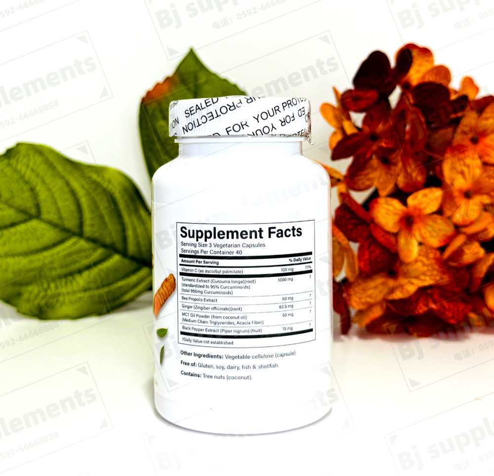 Turmeric Curcumin|95% Curcuminoids w/ Black Pepper 120capsules