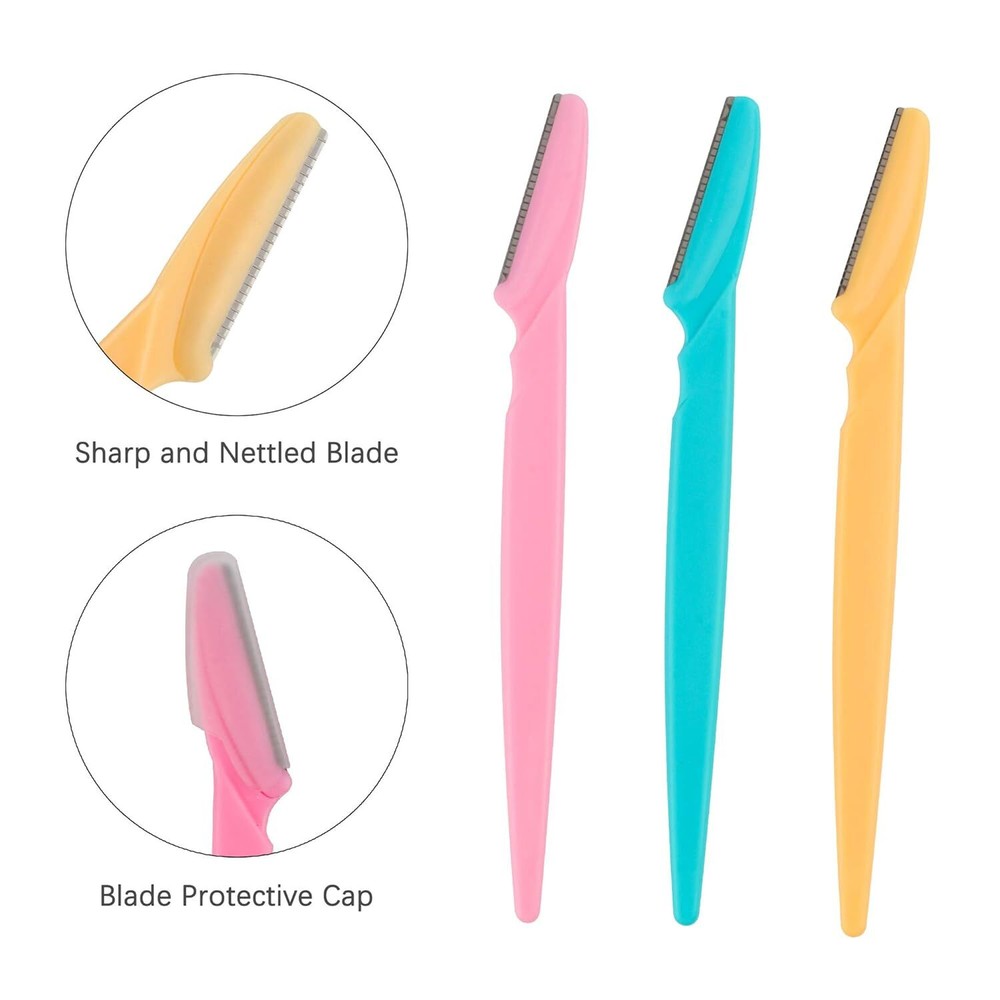 Eyebrow Razor 62 Pcs Multipurpose Exfoliating Dermaplaning Tool Trimming and...