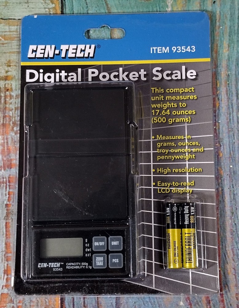 Cen-Tech Digital Pocket Scale - NEW