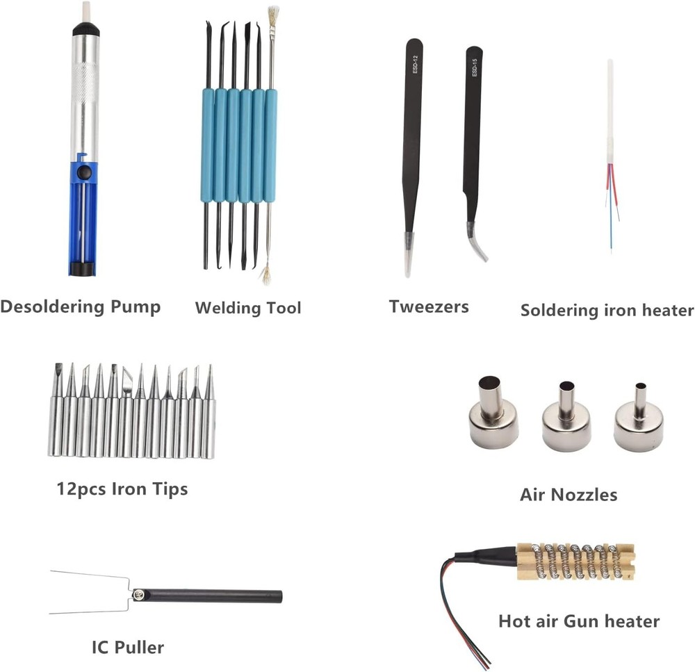 Efficient Solder Station with Automatic Stop and Temperature Control Features
