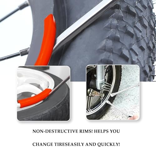 carleef Tire Spoons Lever Tool Set,Tire Changing Tools Include 3PCS Tire