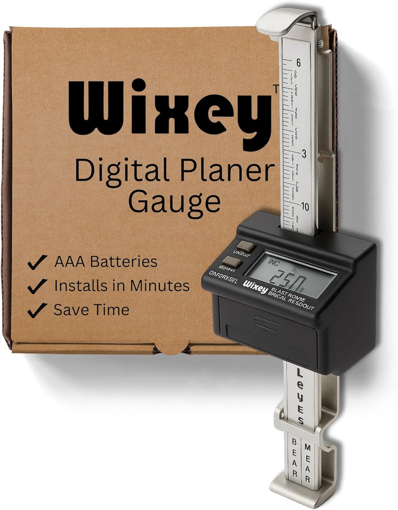 Precision Digital Planer Gauge - Accurate Thickness Tool for Woodworking