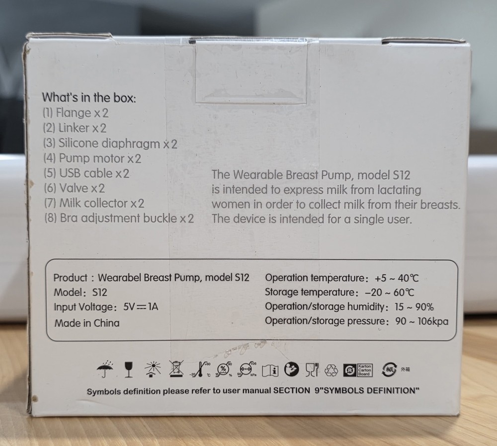 S12 Wearable Electric Breast Pump