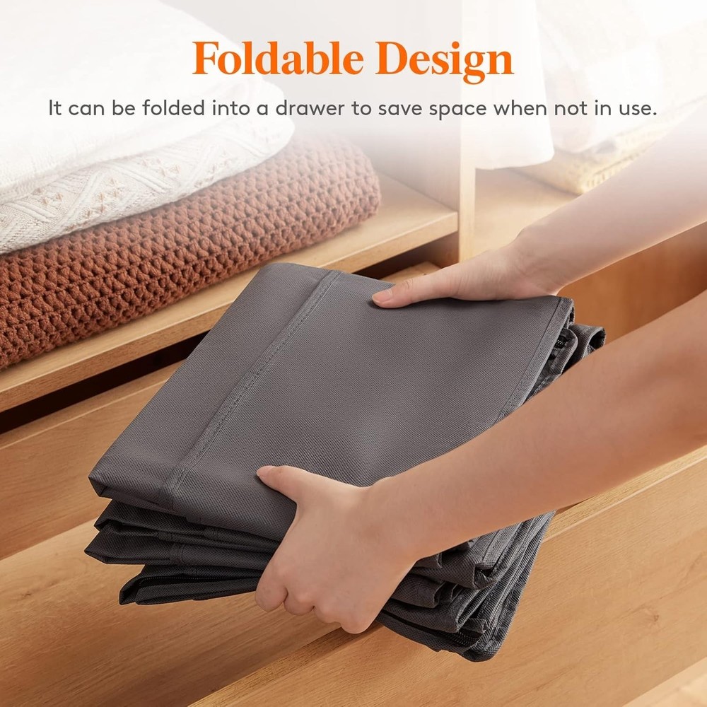 95L 4 Pack Under Bed Storage Containers, Large Capacity Blanket Storage Bags ...