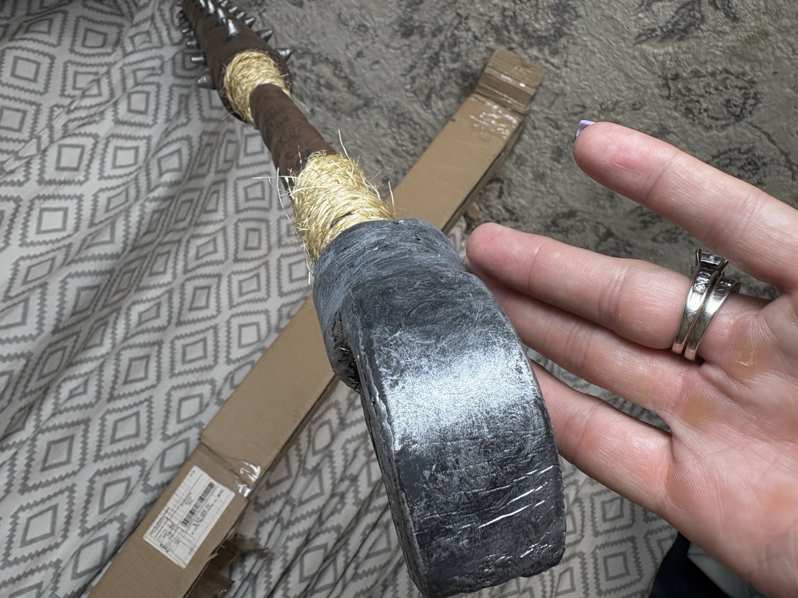 LARP Mace Cosplay Samurai Stick Foam Spiked Club Comic-con / Dragoncon Sword