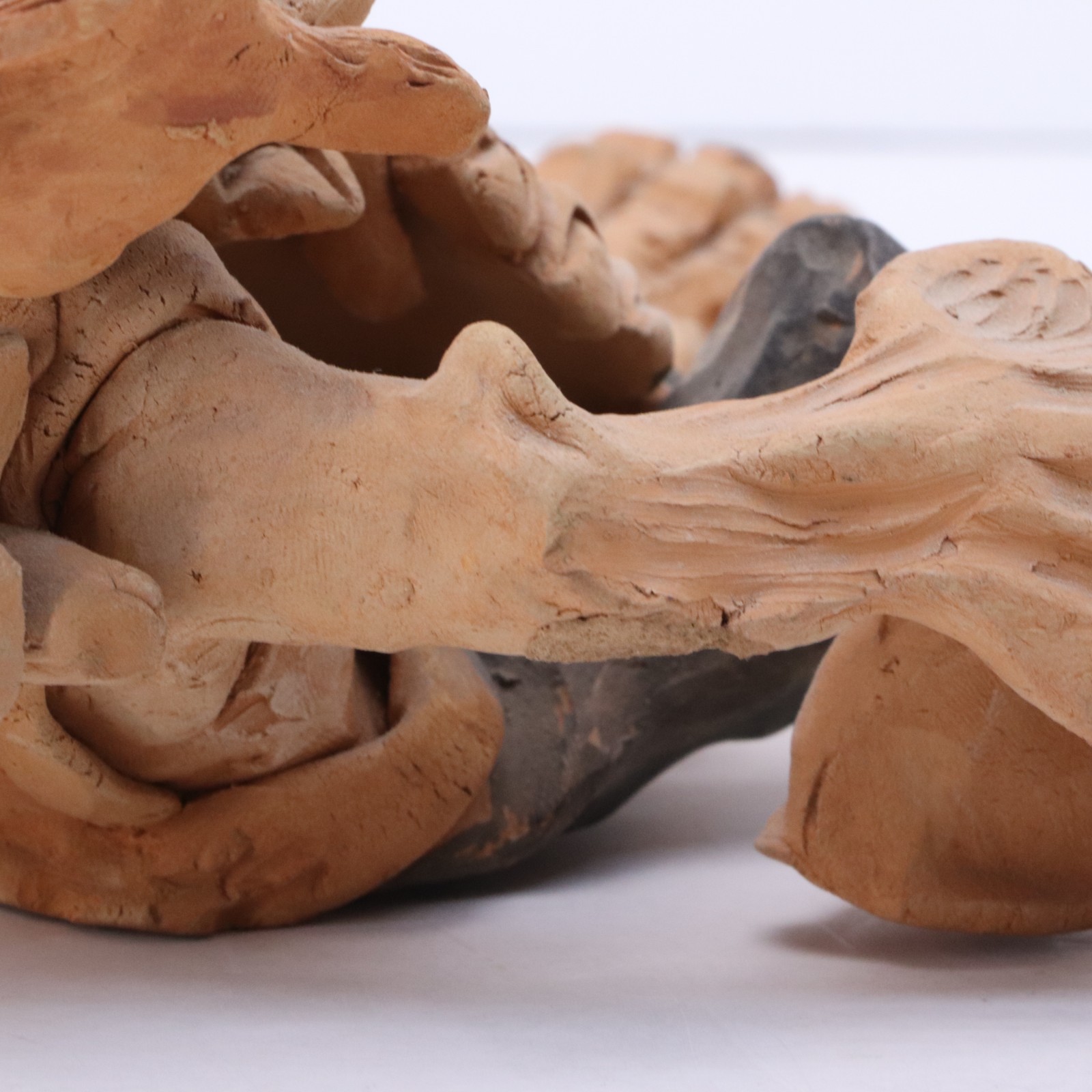 Quechuan Edilberto Merida Cusco Peru Sculpture Peruvian Folk Art Clay Pottery