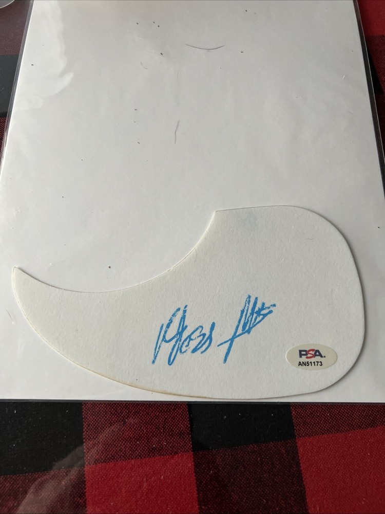 Matisyahu Signed Large Guitar Pick Auto PSA Authenticated