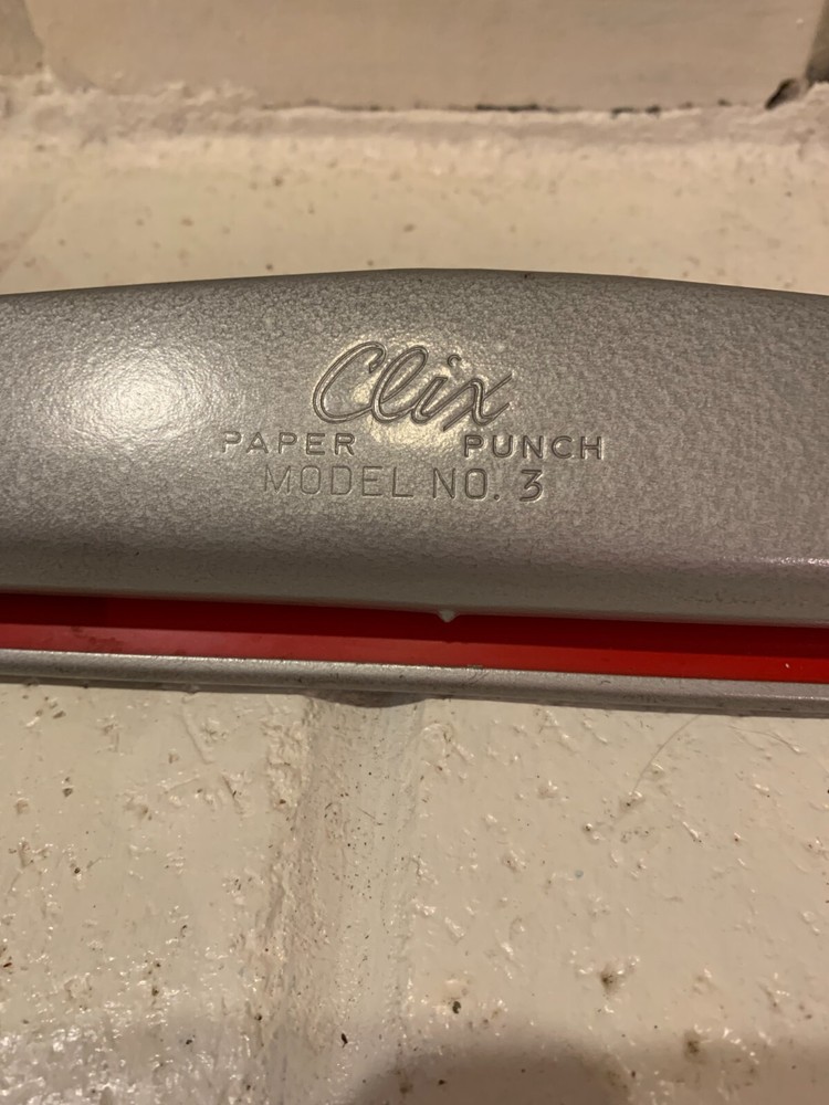 Clix Paper Punch 3 Hole Model #3