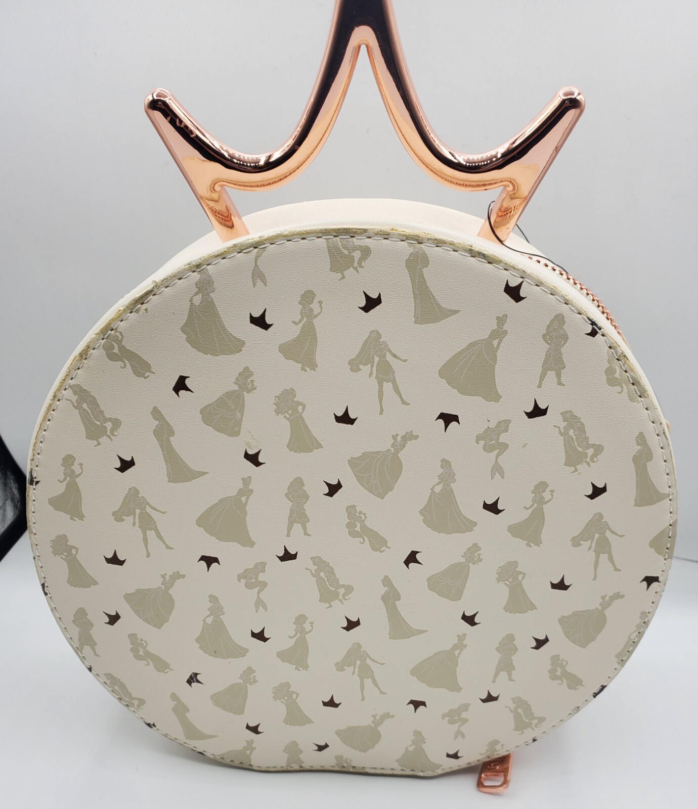 Loungefly Disney Princess Metal Crown Crossbody Purse - New Multiple Defects