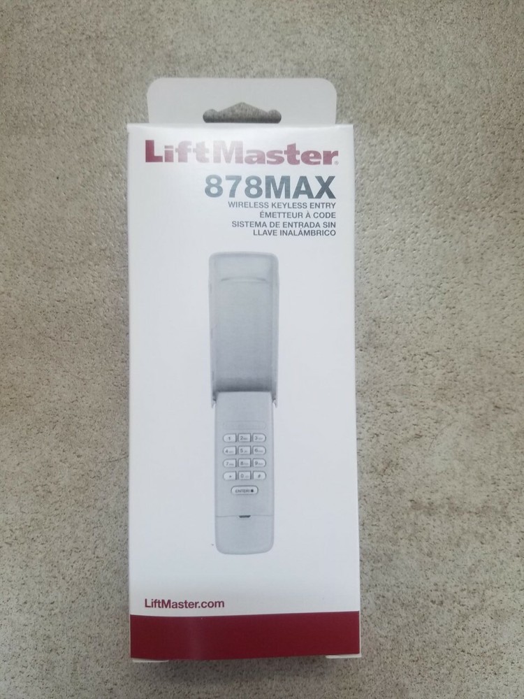 Liftmaster 878MAX/877MAX Universal Keyless Wireless Entry Keypad