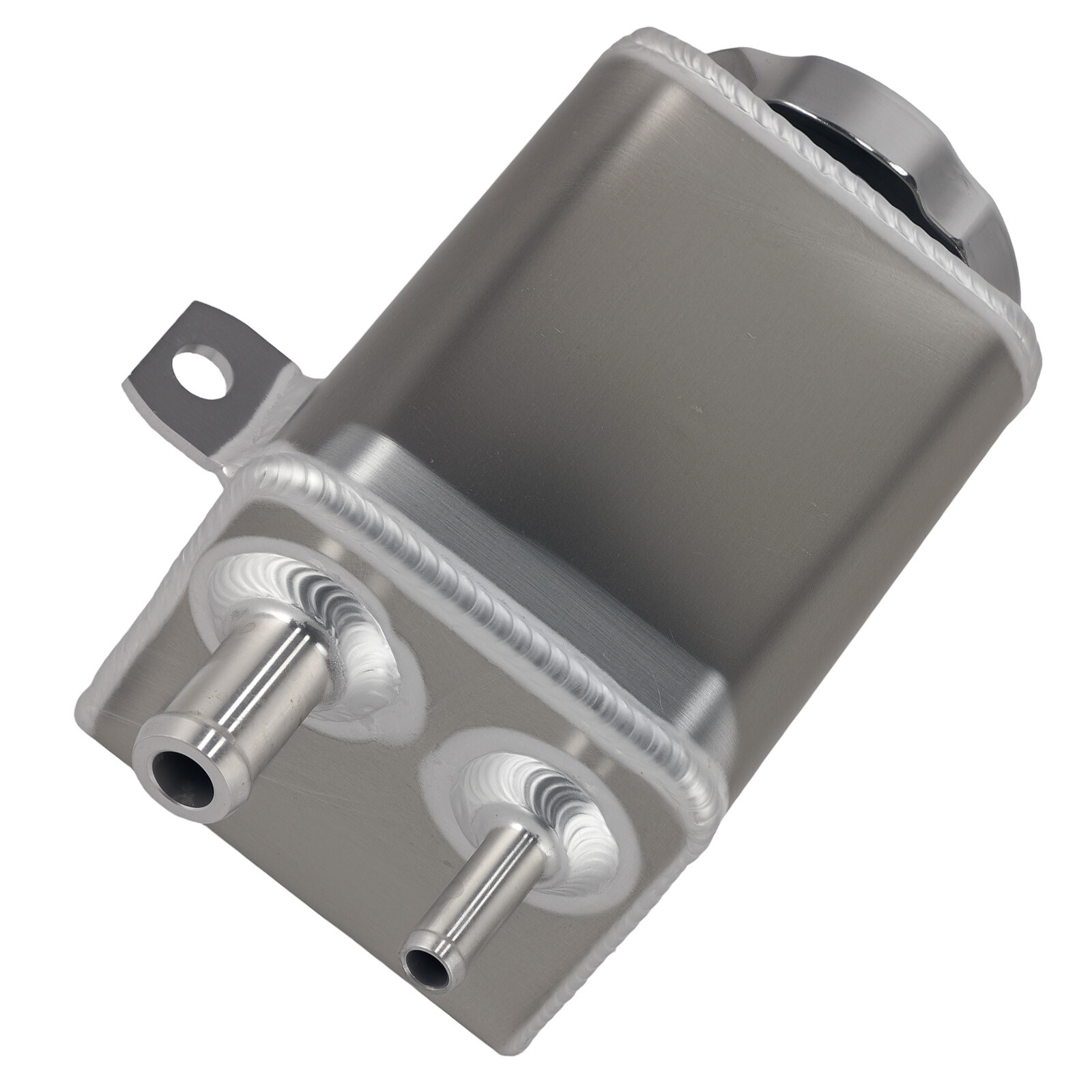 Aluminum Power Steering Reservoir Fluid Tank for Ford Mustang 1999-2004 Silver