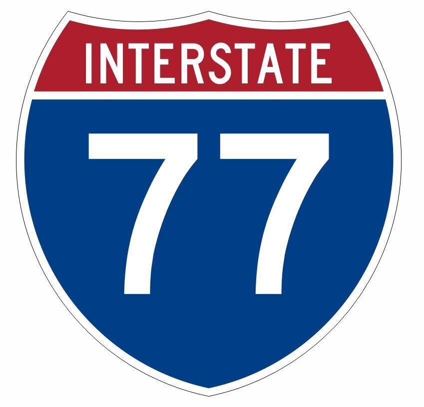 Interstate 77 Sticker Decal