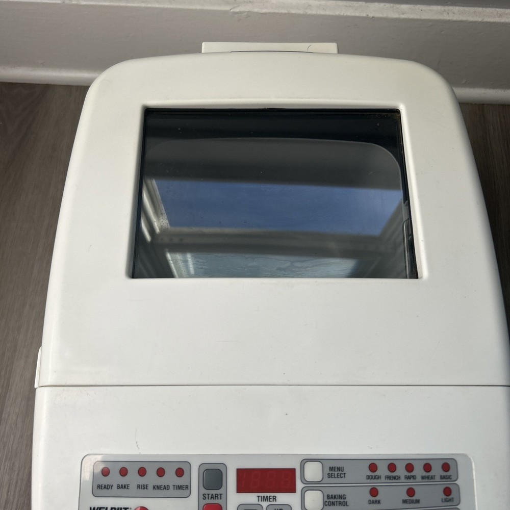 Welbilt The Bread Machine Maker ABM600 White 2lb Loaf Automatic Tested Working