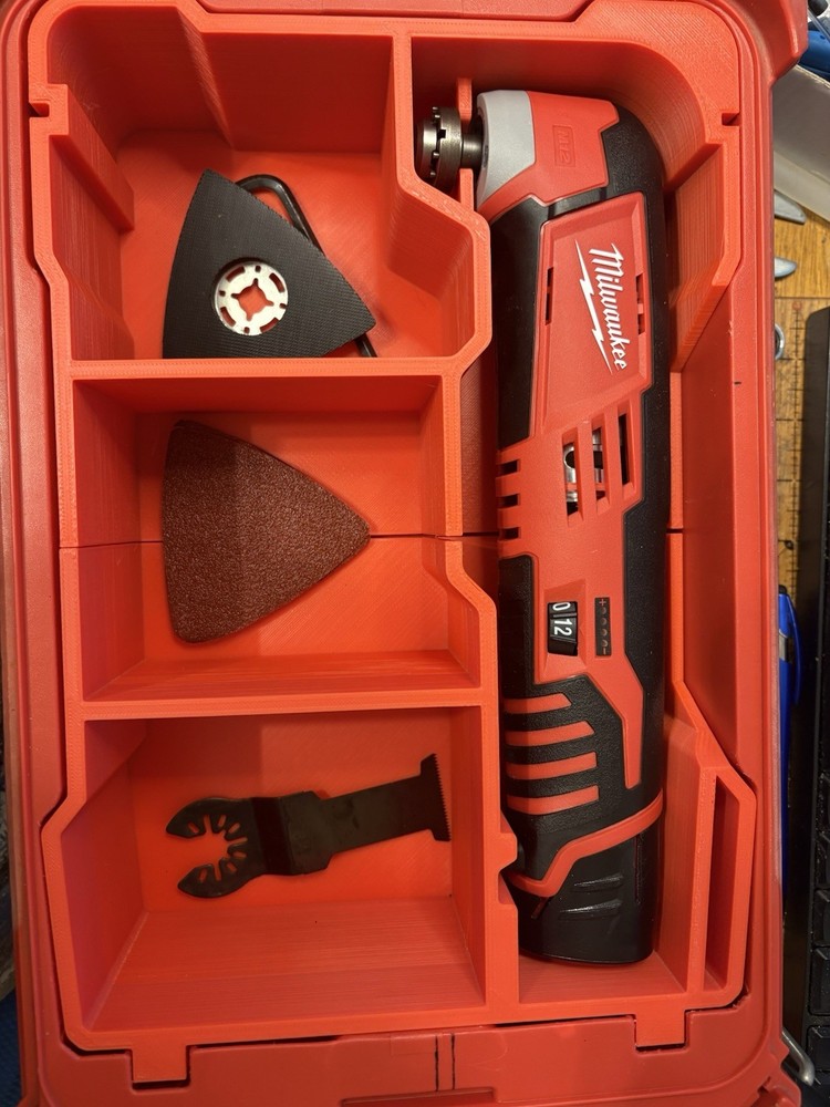 Milwaukee Packout Insert M12 2426-20 Multi-tool (Insert Only)(non fuel)(RED)