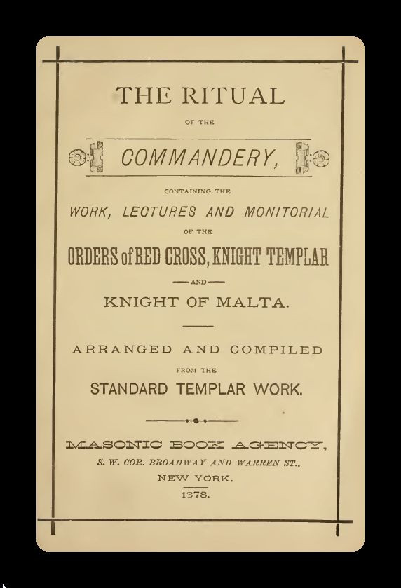 Duncan's Masonic Ritual