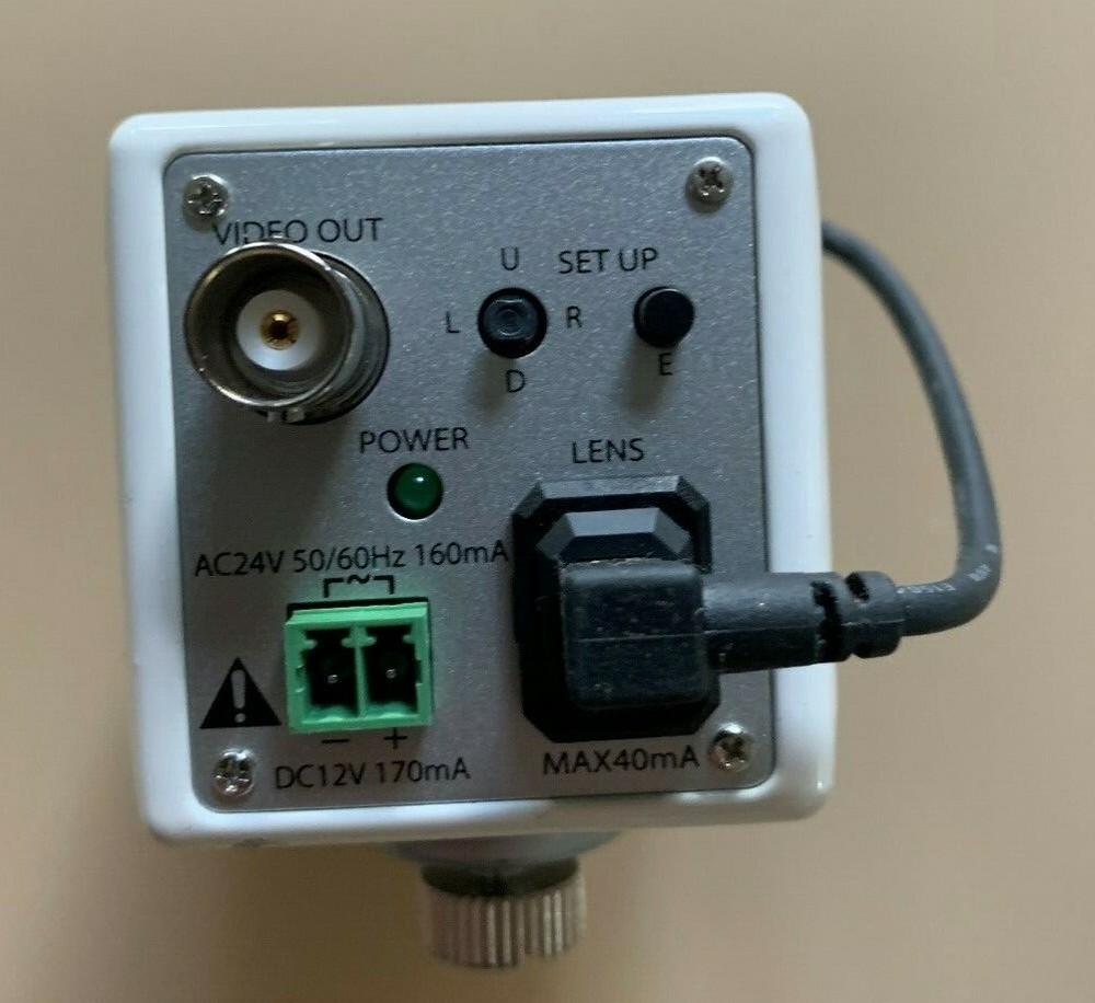 Ikegami ISD-A15 Hyper Wide Light Dynamic Compact Cube Color Camera with Lens