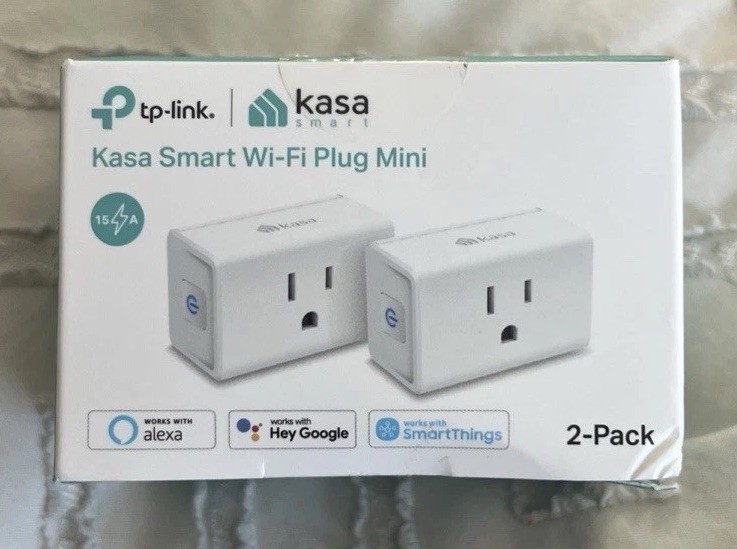 Smart Wi-Fi Plug Mini 2 Pack EP10P2 TP-Link Kasa Alexa Hey Google SmartThings