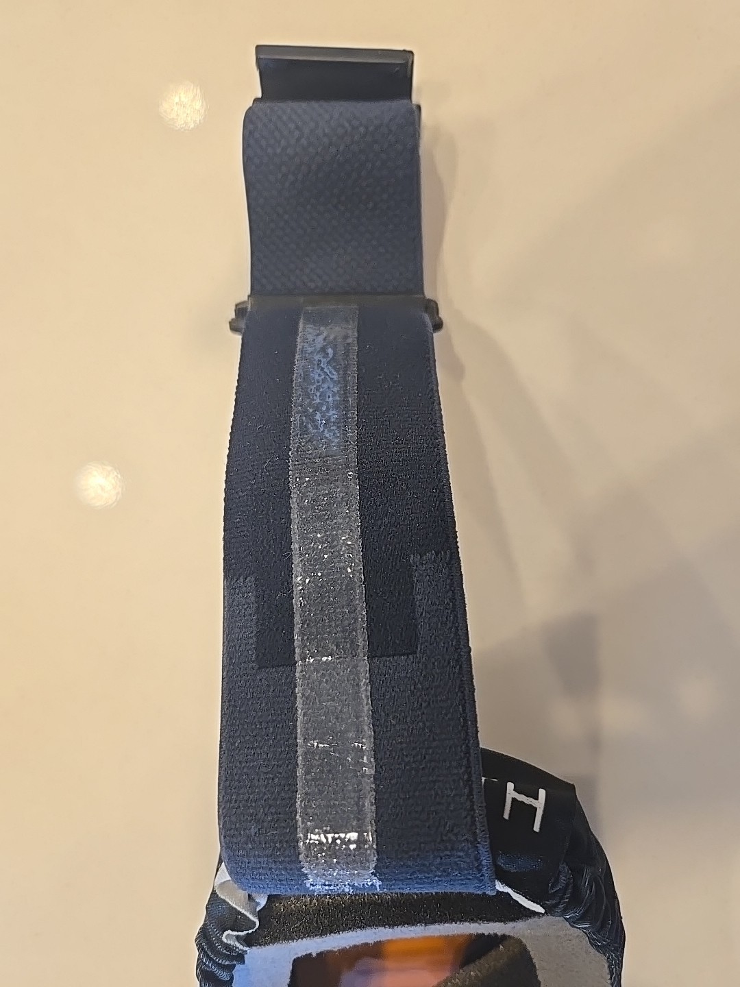 Smith 4D Mag Navy Goggles Chromapop Storm Rose Flash Lens Used Ski