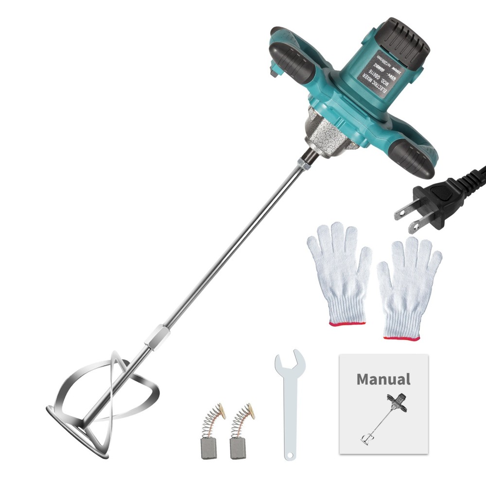 2500W Handheld Electric Mixer 6-Speed Adjustable High Efficiency