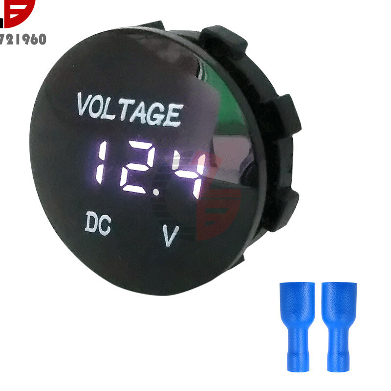 DC 12V LED Panel Digital Voltage Volt Meter Display Voltmeter Motorcycle Car