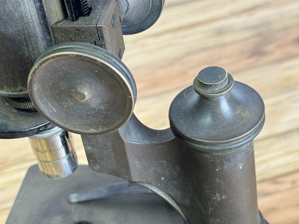 VINTAGE EARLY 1900'S SPENCER BRASS MICROSCOPE